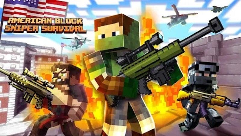 American Block Sniper Survival APK