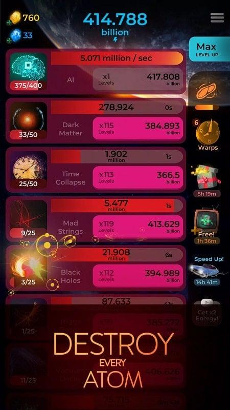 Annihilation: idle games APK