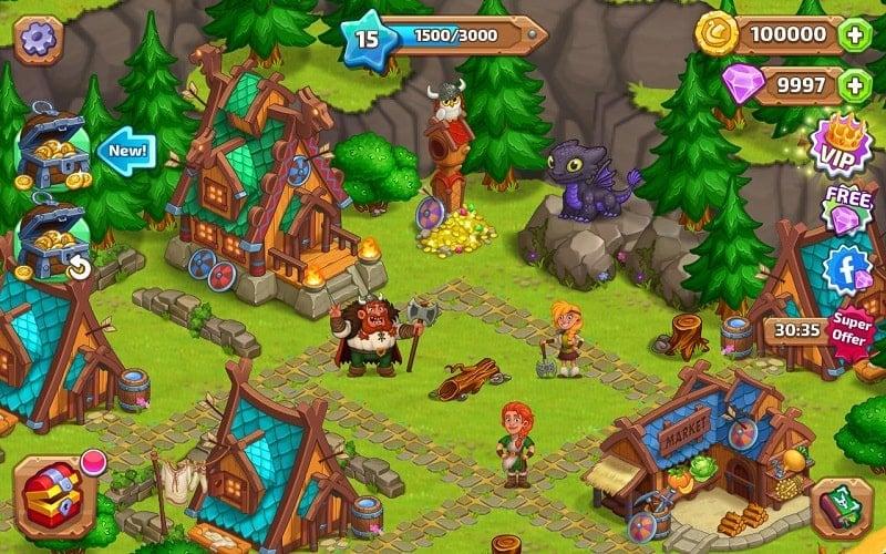 Vikings and Dragon Island Farm APK