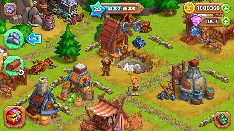 Vikings and Dragon Island Farm APK