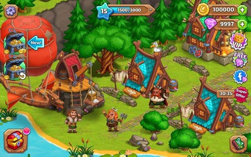 Vikings and Dragon Island Farm APK