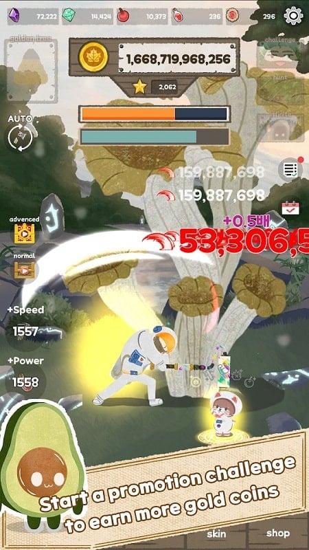 Woodcutter: Idle Clicker APK