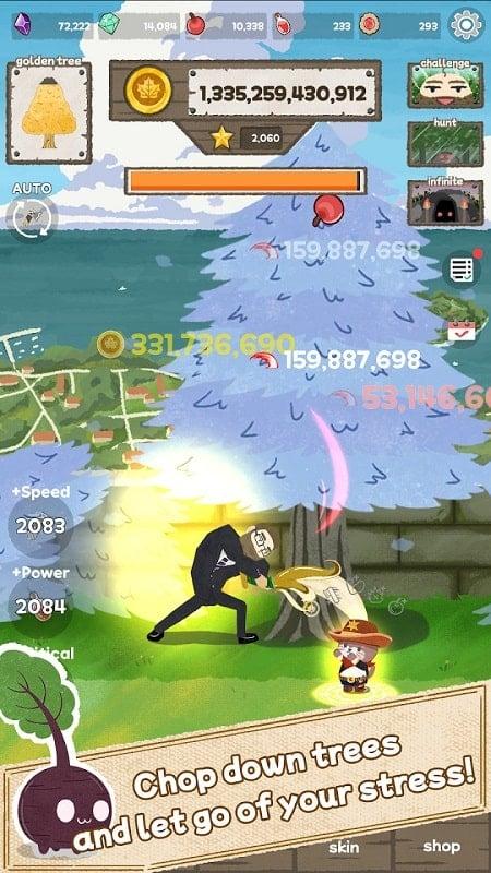 Woodcutter: Idle Clicker APK